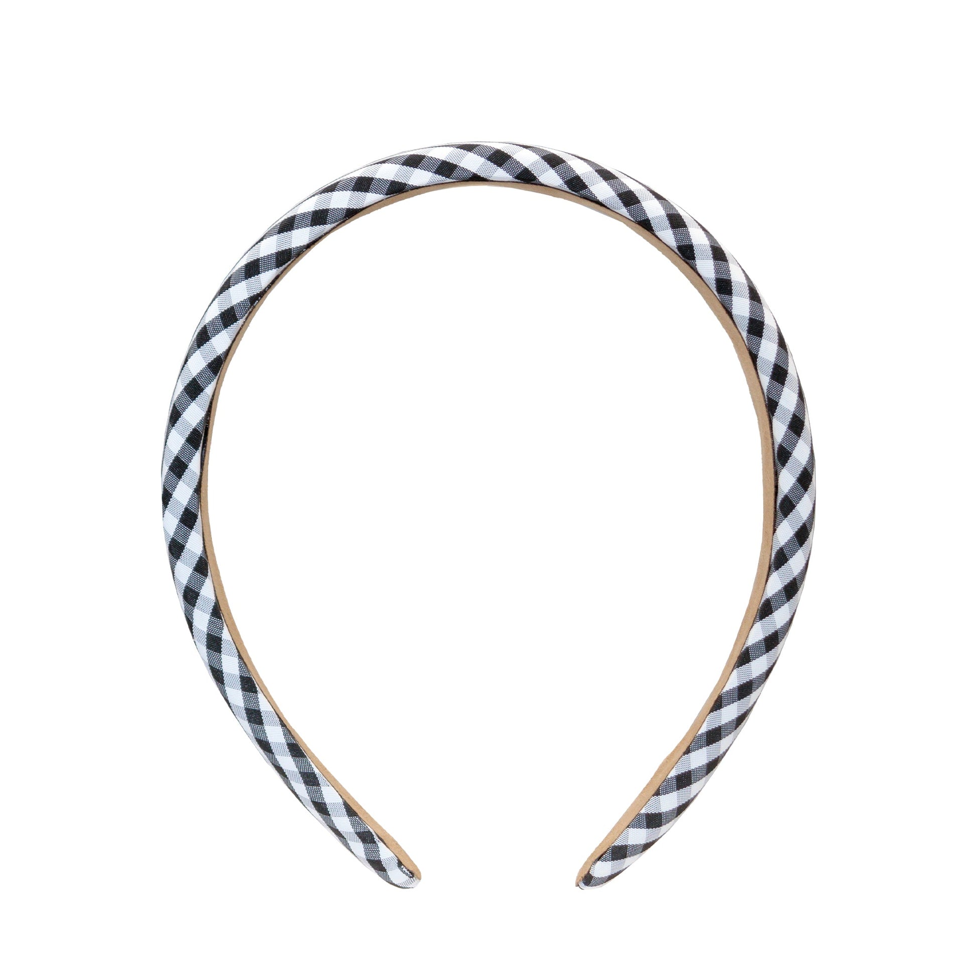 Halo Headband in Navy Gingham