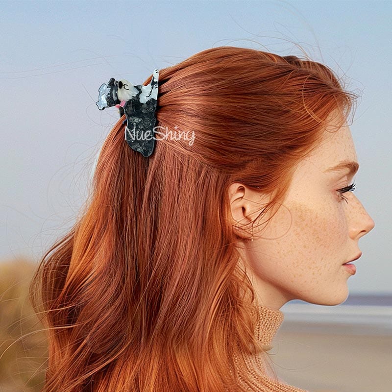 Schnauzer Dog Hair Claw Clips