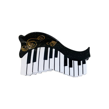 Medium Small Piano Hair Claw Clips