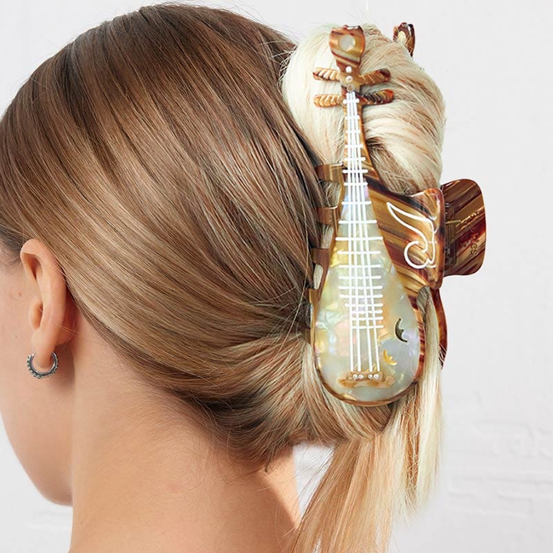 Jumbo Lute Hair Claw Clips