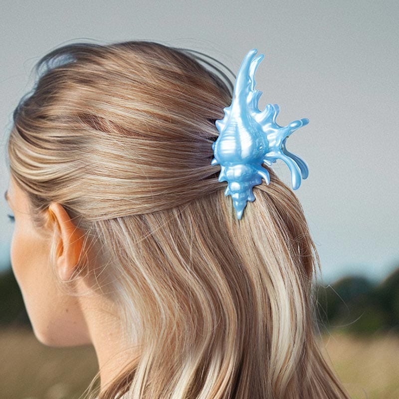 New Process Sky Conch Hair Claw Clips