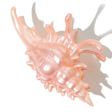 New Process Pink Conch Hair Claw Clips