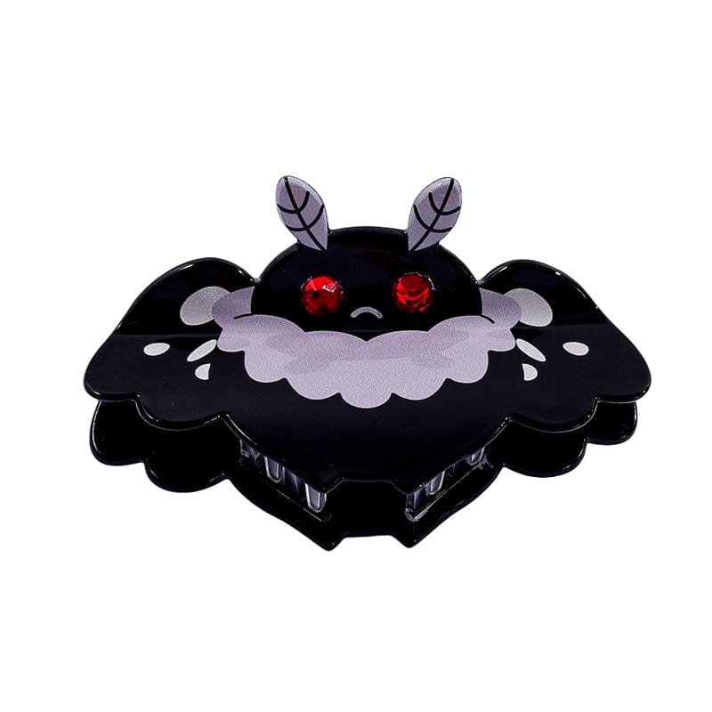 Large Black Owl Hair Claw Clips