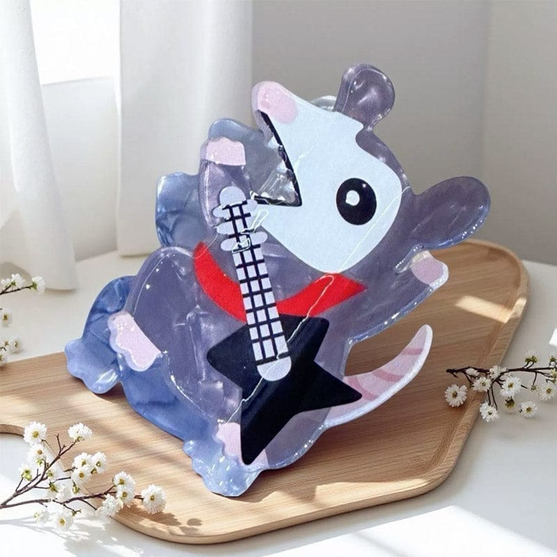 Medium Mouse Hair Claw Clips