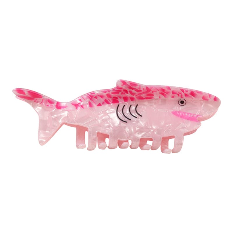 Large Pink Harmony Shark Hair Claw Clips